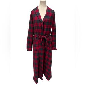 Pendleton Woman’s Wool Black and Red Robe Size:S
